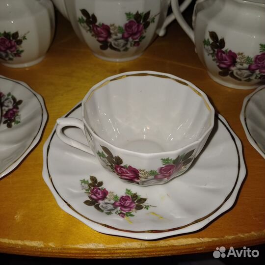 Чайный сервиз вербилки СССР розыкостяной