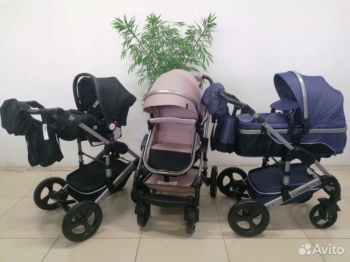 Новая коляска Luxmom 558 3в1 NEW (в наличии)