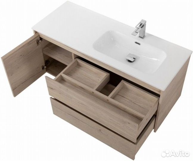 Мебель для ванной BelBagno Kraft-1200-BB1200ETL-R Rovere Galifax Bianco