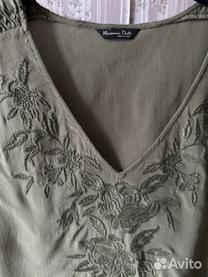 Блузка Massimo dutti s натуральный шелк