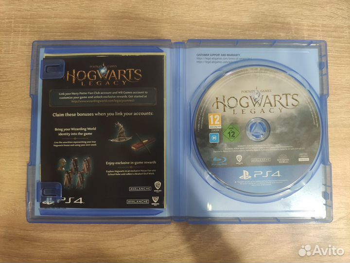 Hogwarts legacy ps4 на русском диск