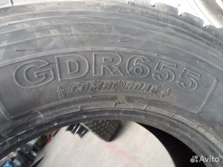 Шина грузовая ведущая Giti 315/70 R22.5 б/у глубин