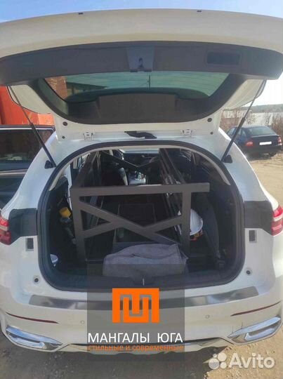 Мангал 4мм супердизайна с керамогранитом