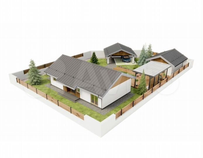 Дом 110 м² на участке 7,5 сот.