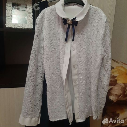 Блузка 42 размер. Сарафан 9-11 лет