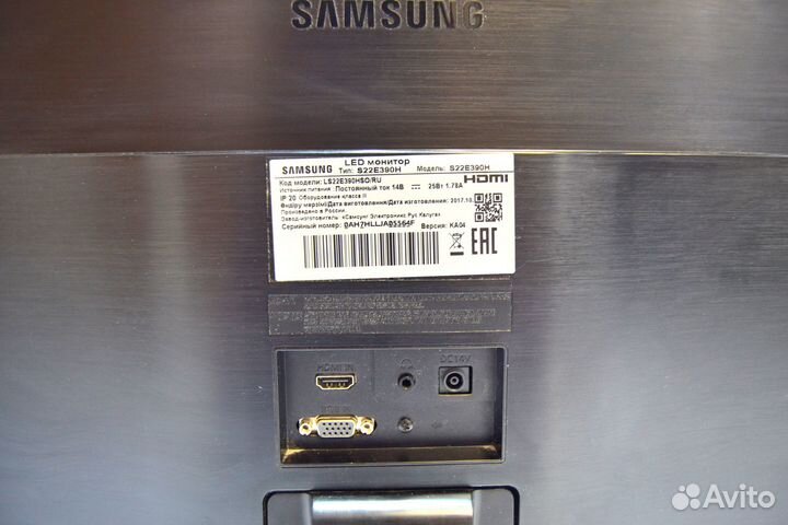 Монитор Samsung S22E390H 21.5