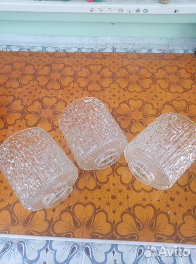 2 вида плафона для люстры СССР