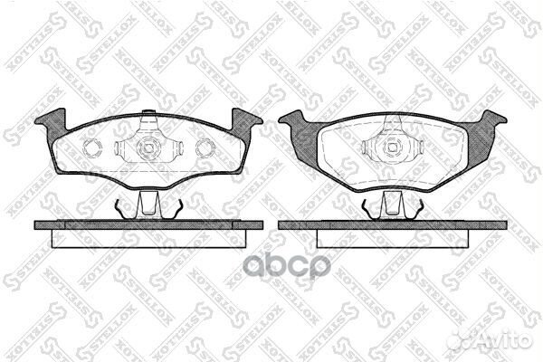 620 010BSX колодки дисковые п. VW Polo 1.0i1.9