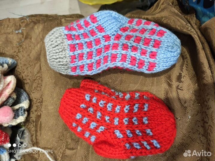 Вязанные носки детские