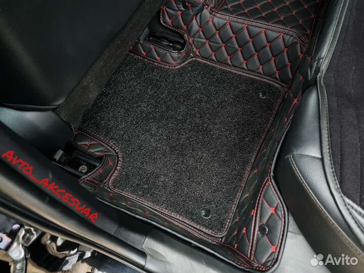 5D Коврики Toyota Camry V70 V50 V40 крас