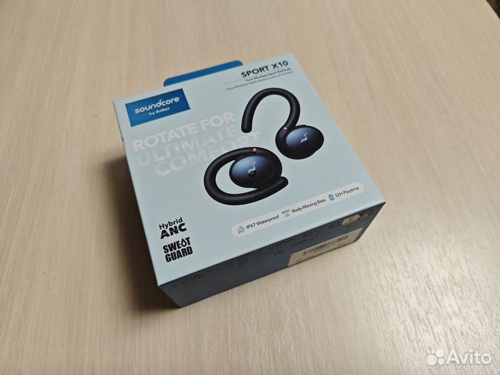 Наушники TWS Anker Soundcore Sport X10 черный