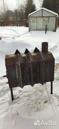 Печь дровяная буржуйка