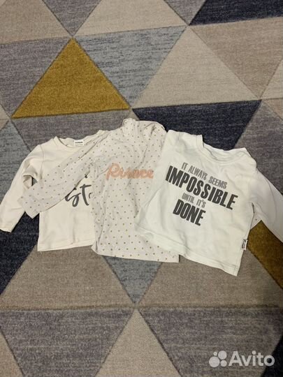 Вещи пакетом на девочку 74-80