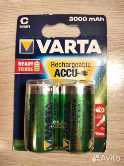 Аккумуляторные батарейки Varta