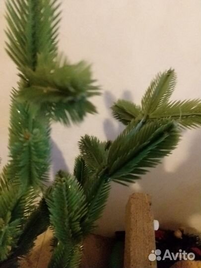 Ель искуственная литая винтаж СССР