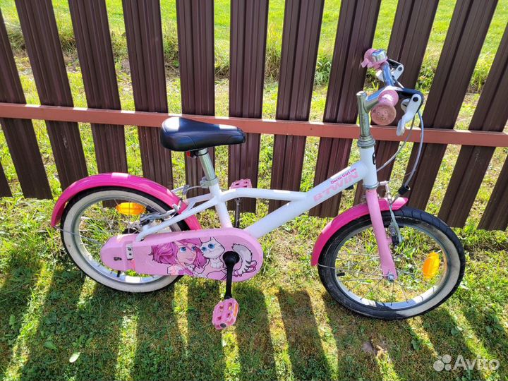 Детский велосипед btwin 16 + самокат oxelo