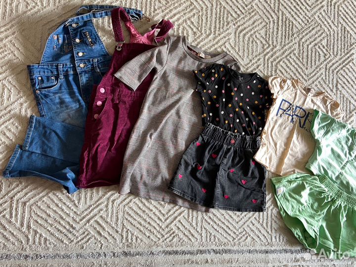 Пакет вещей на девочку 116-128
