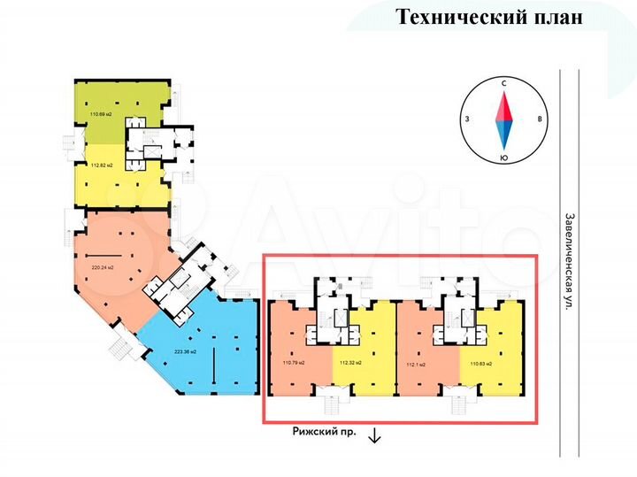 Свободного назначения, 110 м²