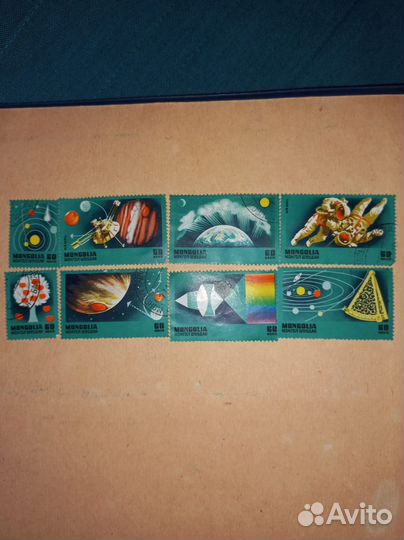 Марки Монгол Шуудан Физика