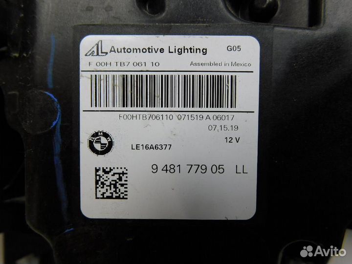 Фара левая BMW X5