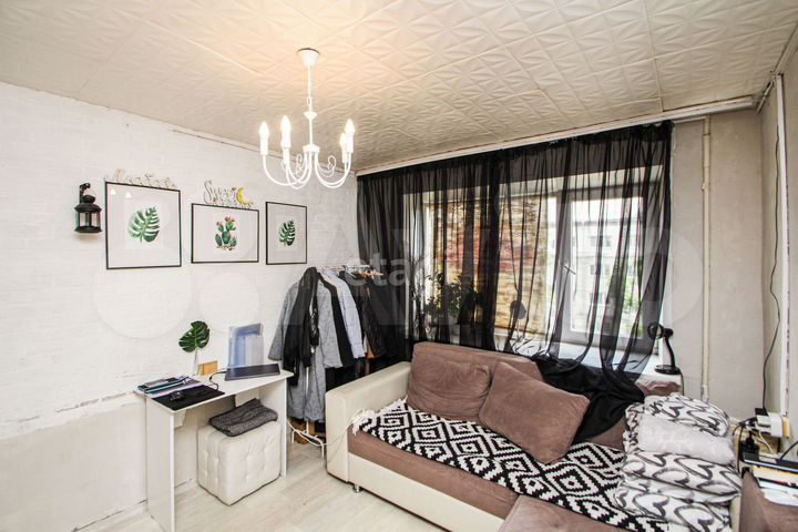 Комната 17,9 м² в 1-к., 4/5 эт.