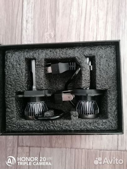 Светодиодные лампы H4 с маленьким радиатором