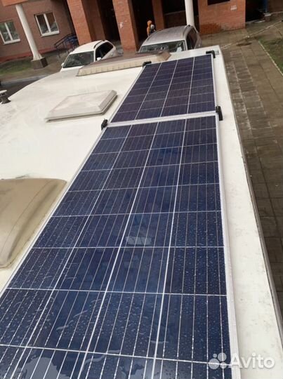 Солнечные панели на автодом, кумпер