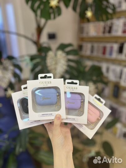 Чехол Guess на Airpods Pro 2, Airpods 3, Airpods 2