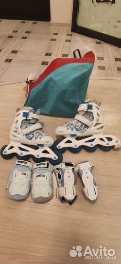 Роликовые коньки детские раздвижные