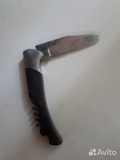 Нож складной со штопором