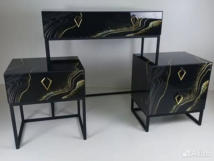 Прикроватная тумба 3D 