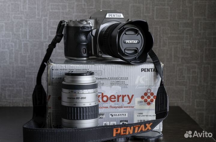 Раритетный Pentax K-5 Silver + два объектива