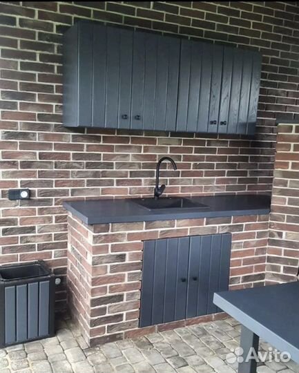 Зона барбекю массив Ясень