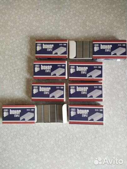 Скобы для степлера 8 пачек