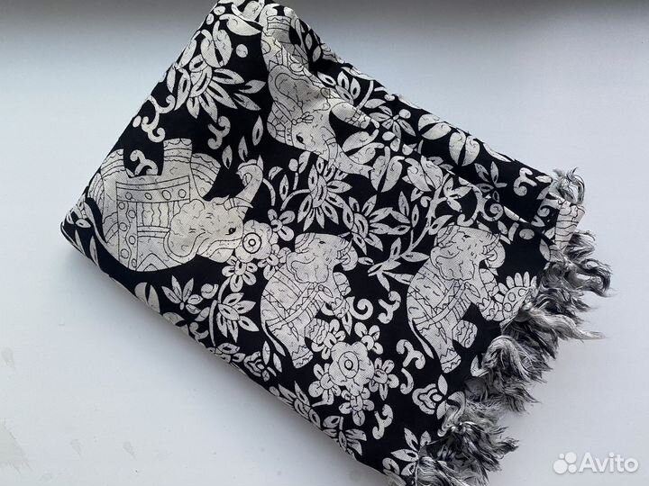 Палантин Индия хлопок новый