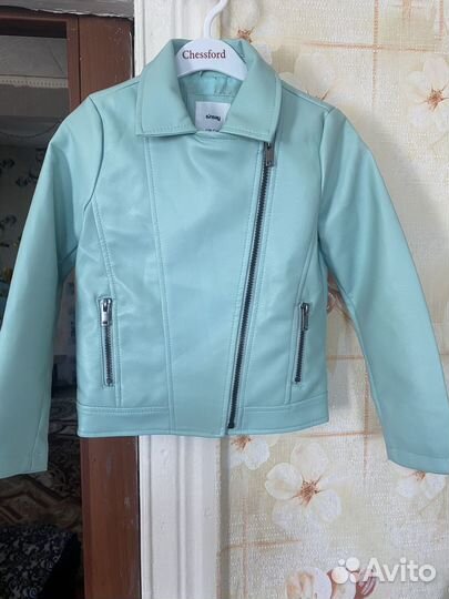 Куртка кож.зам на девочку 128