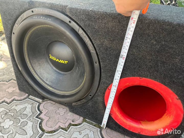 Короб для сабвуфера 15 на трубе