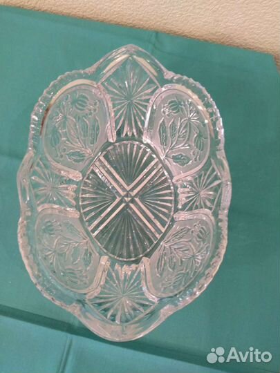 Салатники-вазы-конфетницы хрусталь из СССР пять шт
