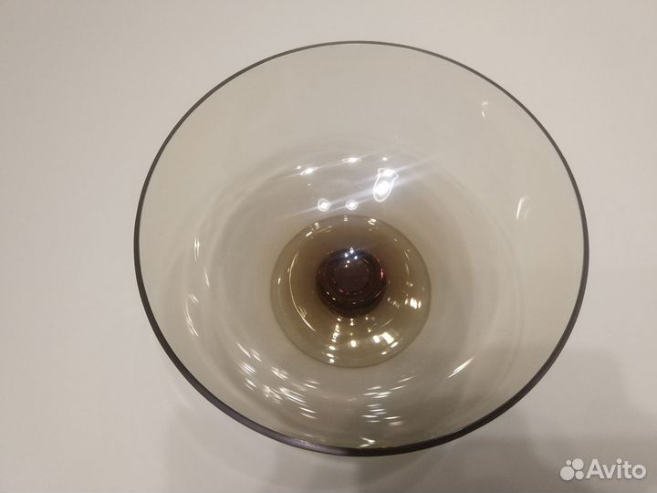 Конфетница, дымчатый опал, конец 60х, винтаж СССР