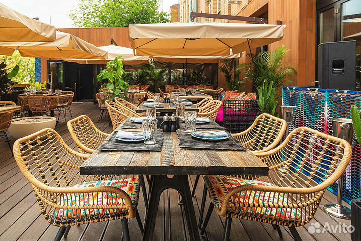 Уличный зонт для кафе 4 х 4