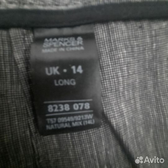 Брюки льняные женские Marks&Spencer р48