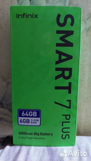 Infinix Smart 7 Plus, 3/64 ГБ