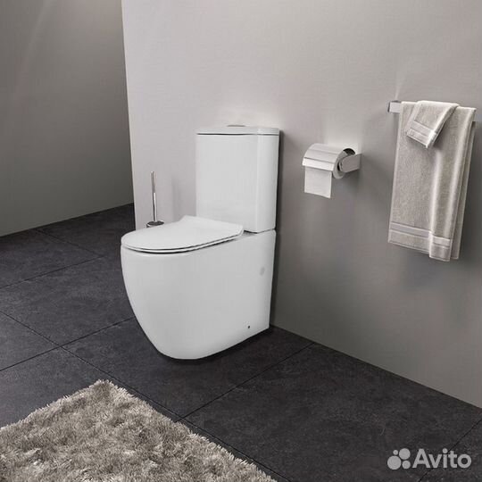 Унитаз напольный Azario corsa AZ-2062S микролифт