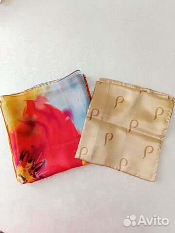 Платки женские шёлковые разные