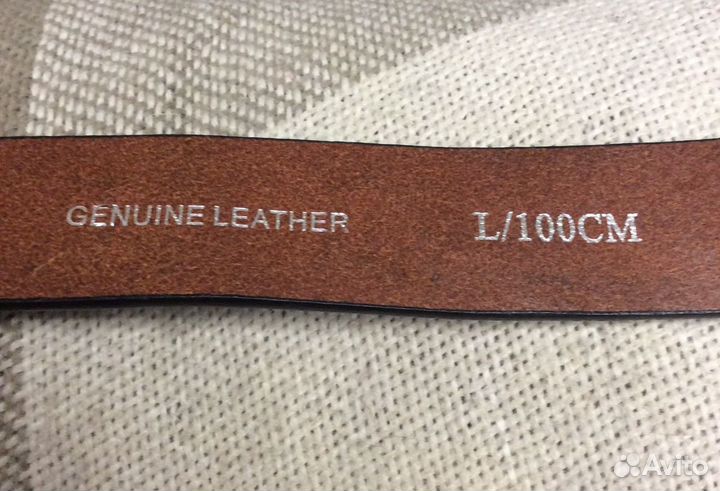 Ремень Puma из качественной натуральной кожи с акц