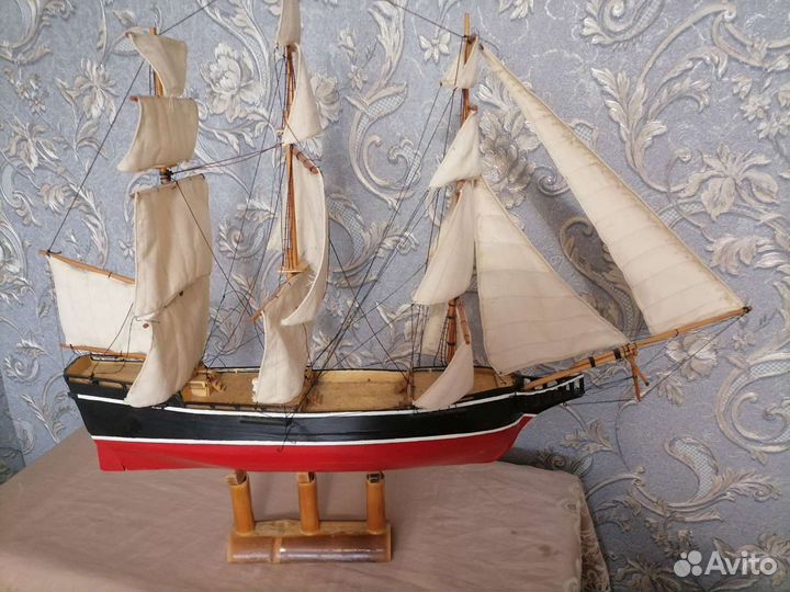 Самодельная модель парусного коробля