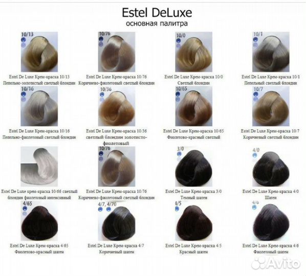 Краска и уход Estel от официального представителя