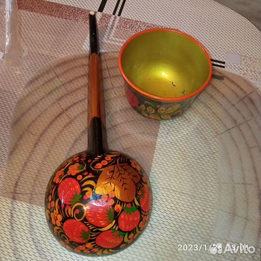 Посуда хохлома, 3 предмета