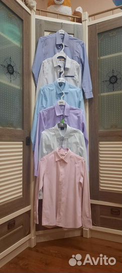 Рубашки на мальчика 10-11 лет