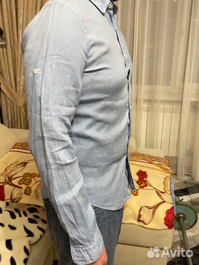 Рубашка хлопковая zara